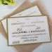 Customized Invitation Card Foiling Wedding Card Glitter Paper Tape 