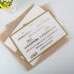 Customized Invitation Card Foiling Wedding Card Glitter Paper Tape 