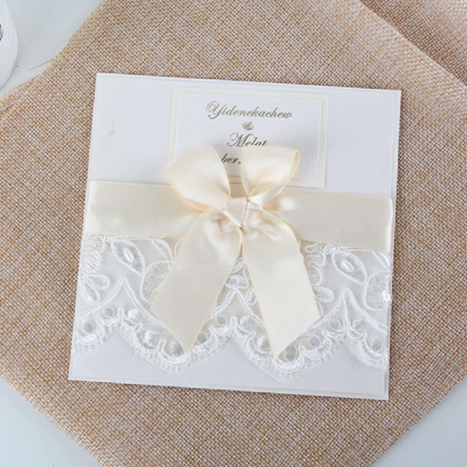 Invitation Card Customized Decoration Latest Wedding Invitation Made in China