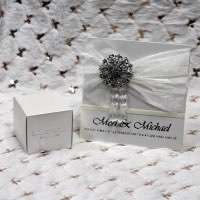 Silk Wedding Invitation Customized Decoration Wedding Supplies Invitation with Small Paper Box