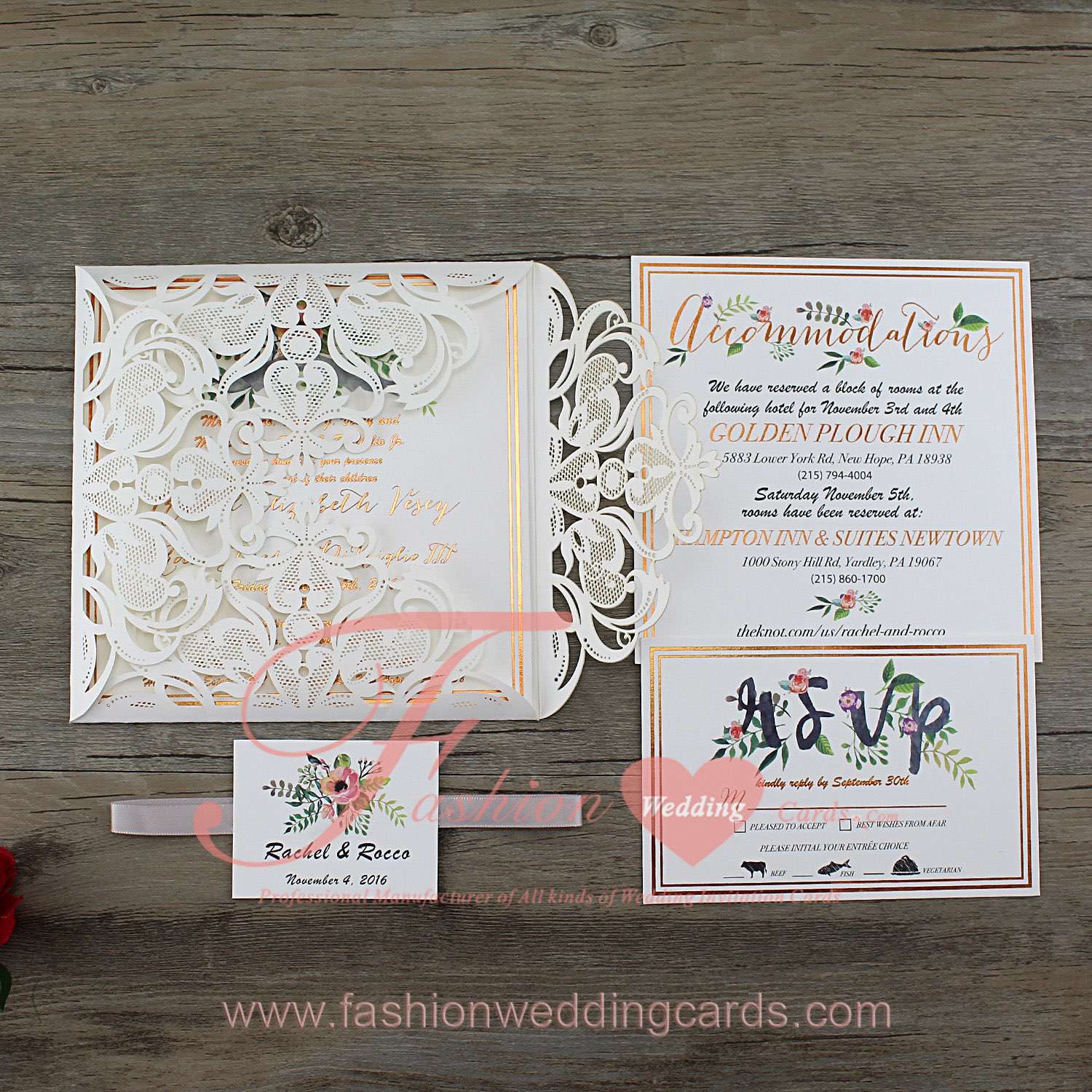 Laser Cut Wedding Invitations Canada 6